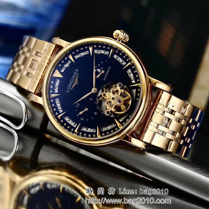 LONGINES浪琴 高級定制 全自動機械 男士腕表 WSS0240